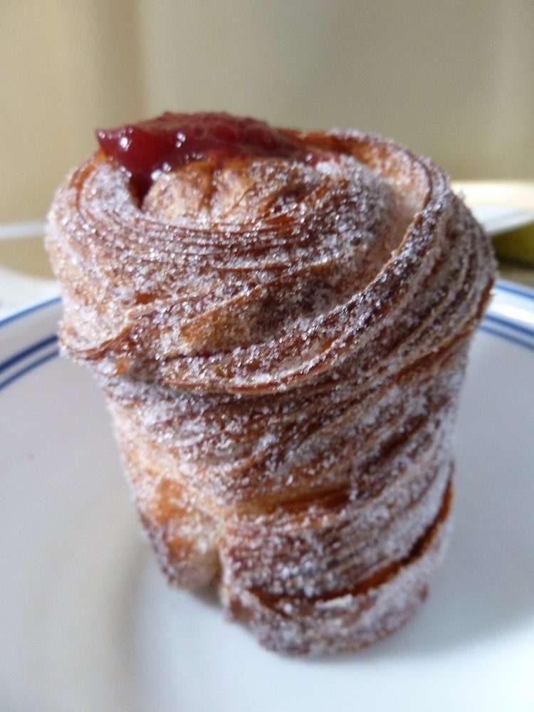 Cruffin con marmellata