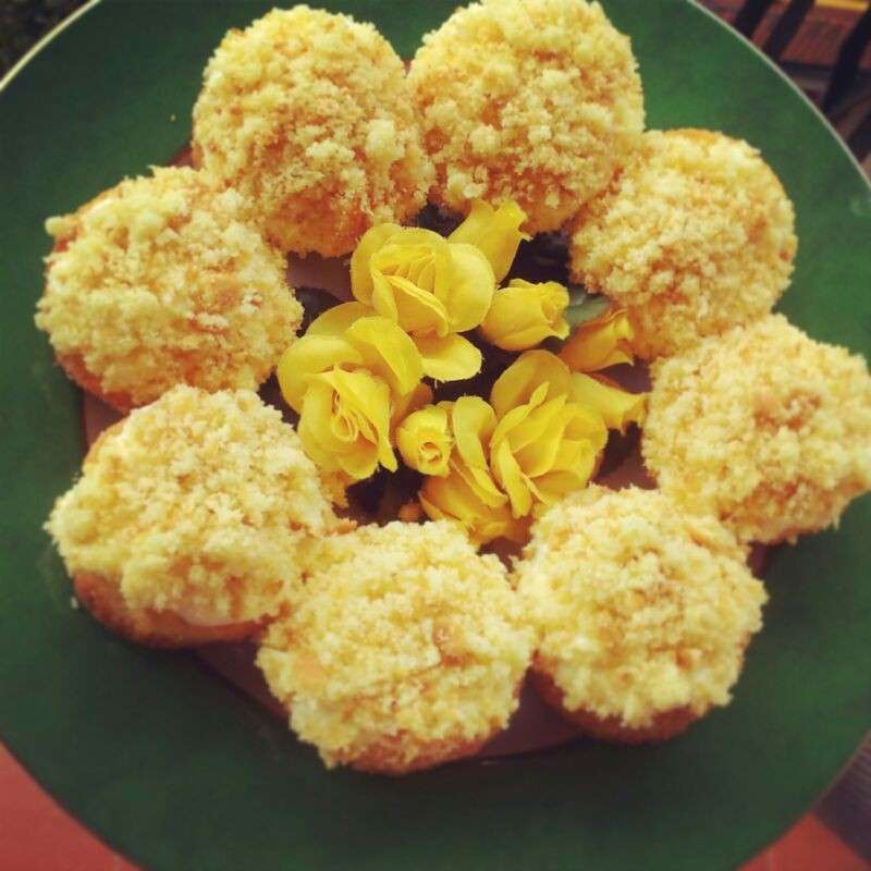 Decorazione cupcakes mimosa