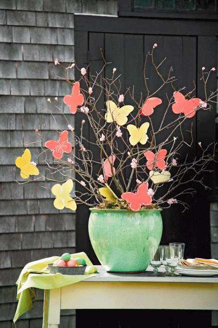 Farfalle di carta per la primavera