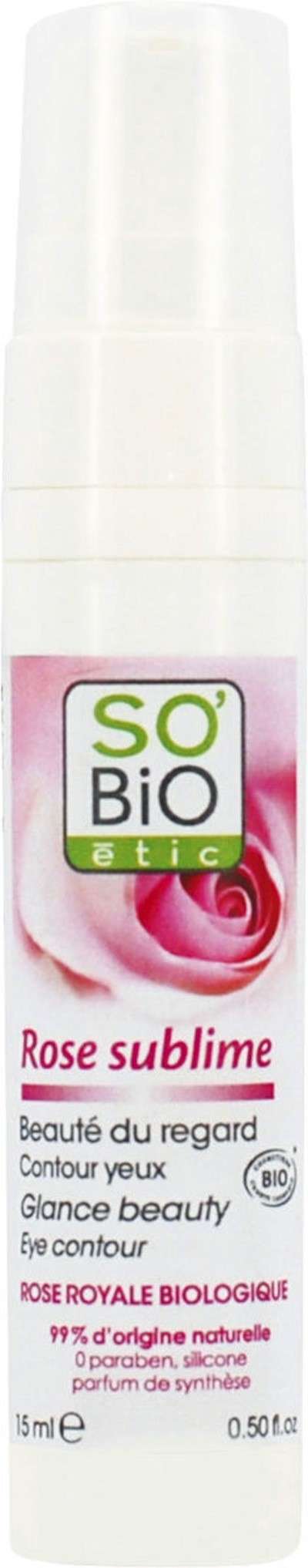Gel contorno occhi alla rosa So' Bio Etic
