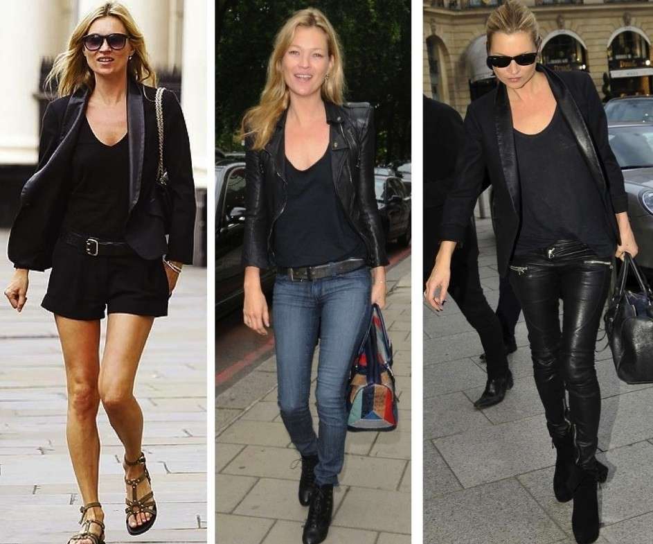 I look in nero di Kate Moss