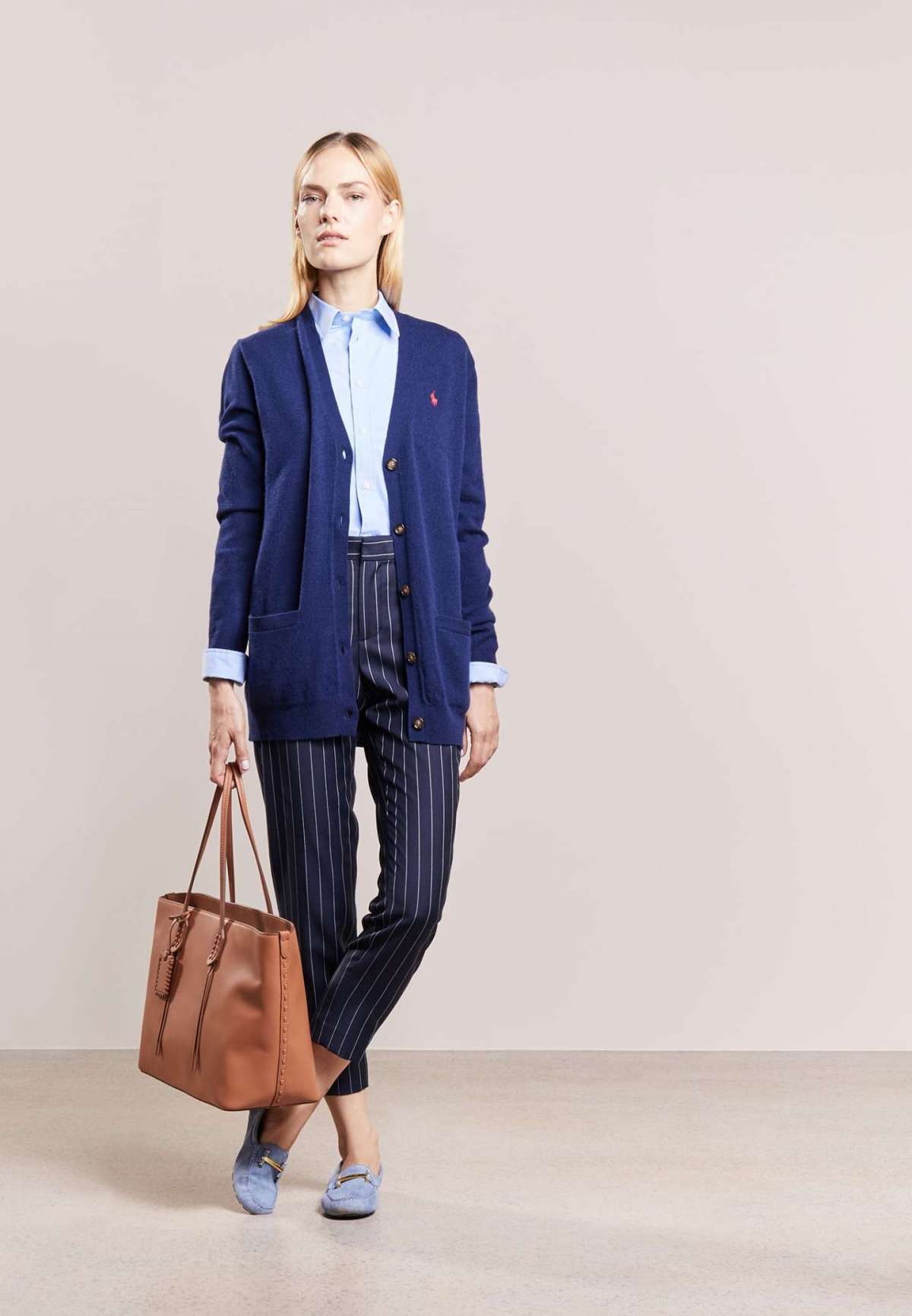Look con pantaloni jessati Polo Ralph Lauren