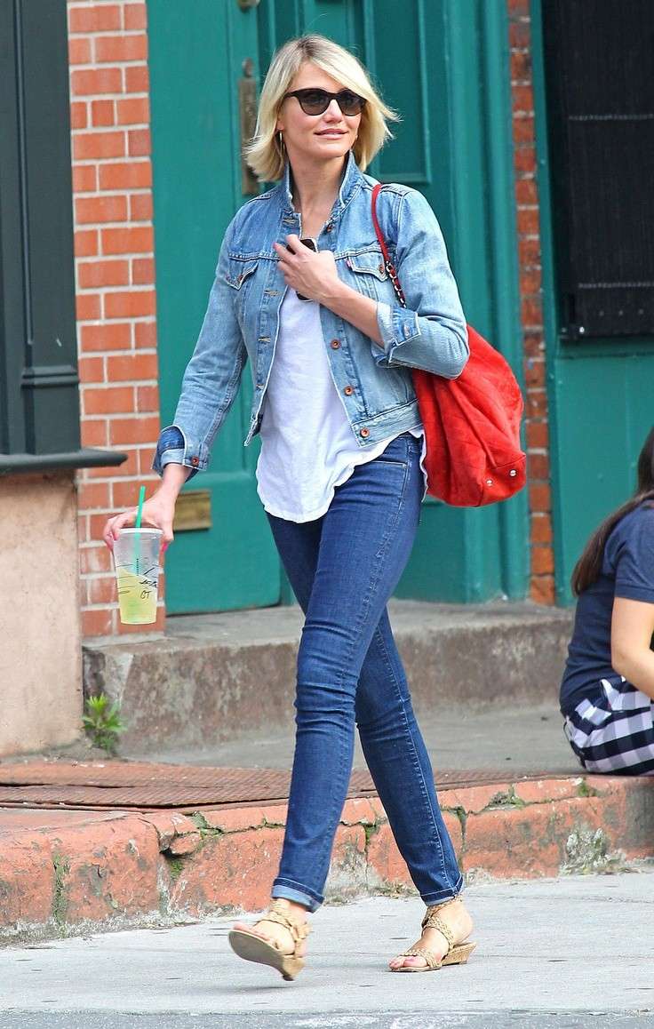 Look in denim per Cameron Diaz