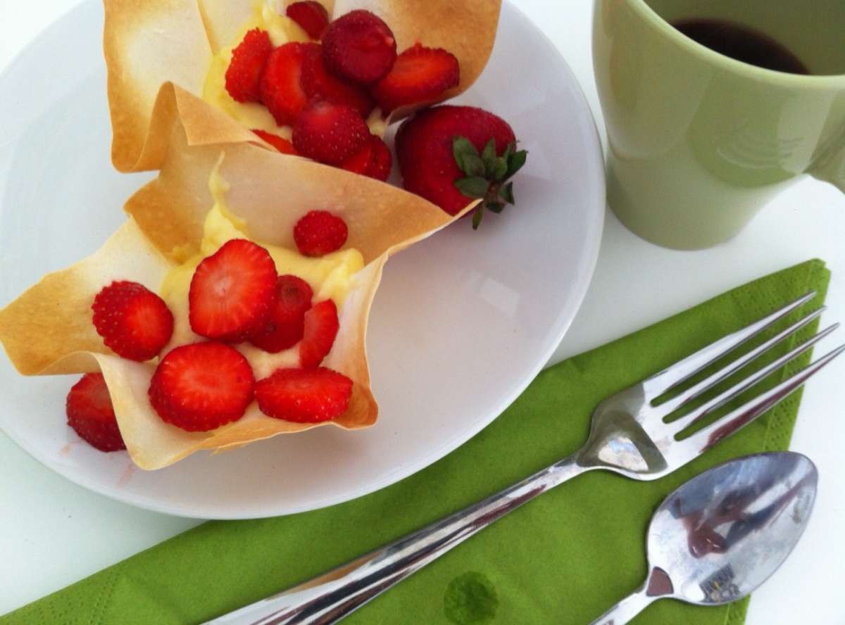 Merenda con pasta fillo