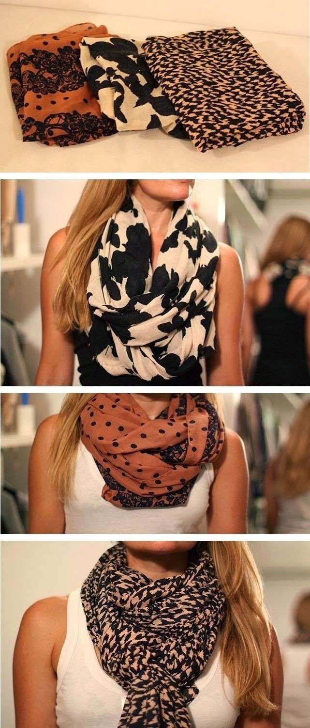 Modi diversi di legare la pashmina