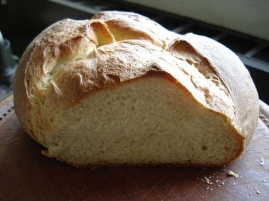 Pane preparato con ricotta