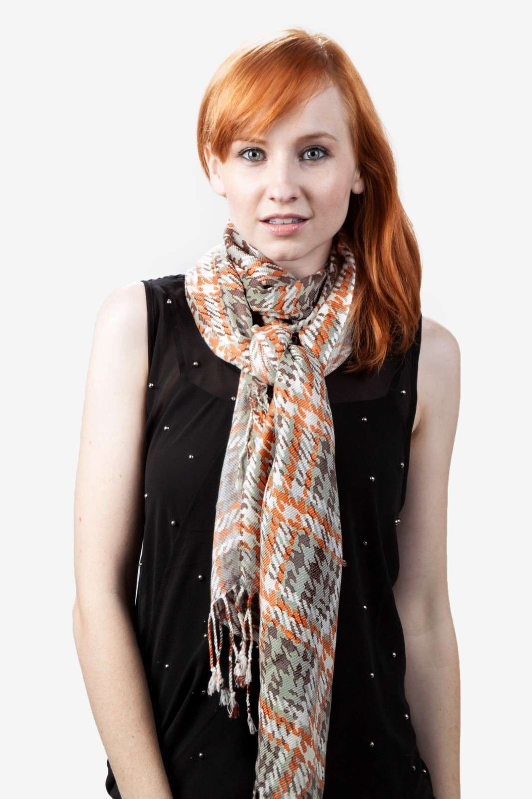 Pashmina con nodo complesso