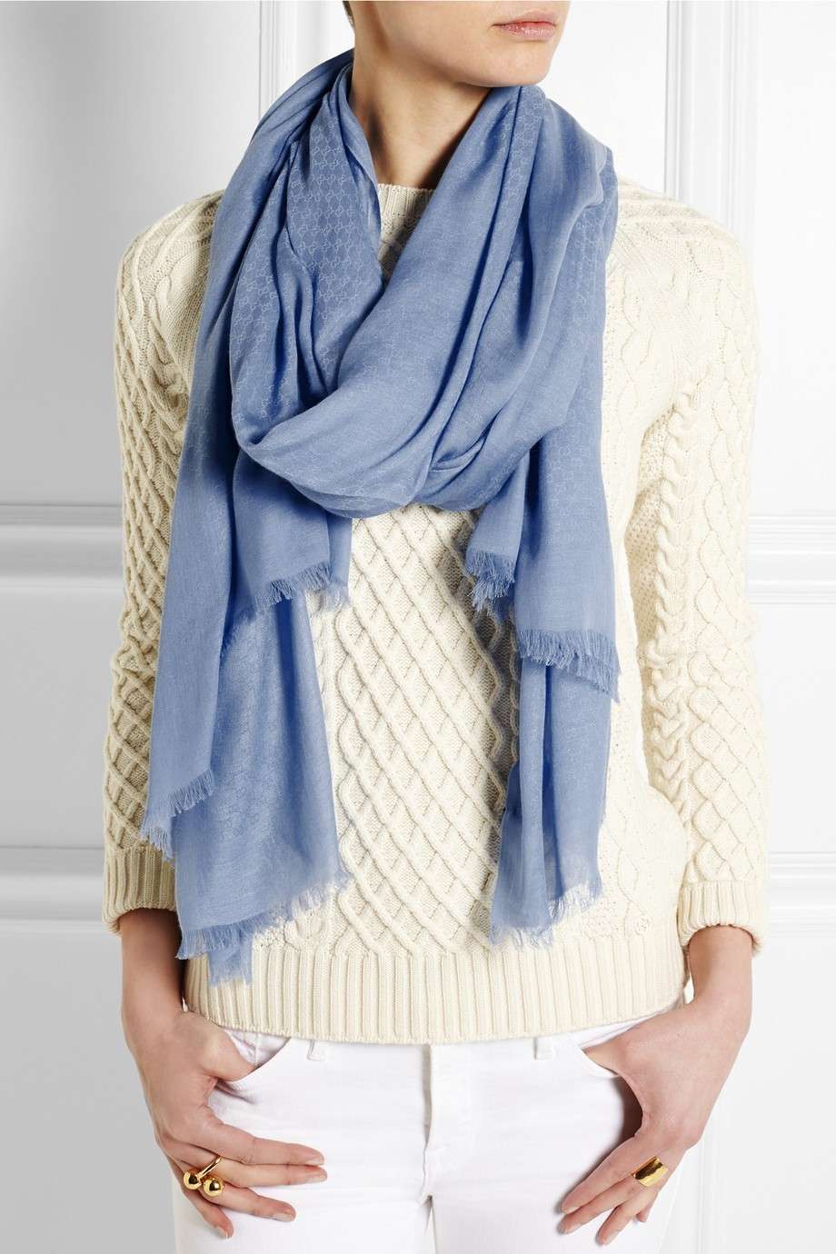 Pashmina e capi bianchi