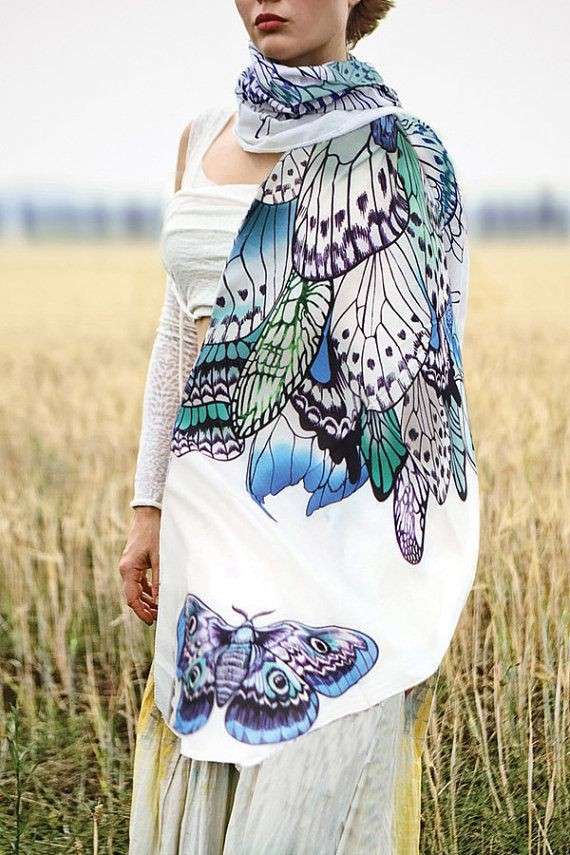 Pashmina in seta
