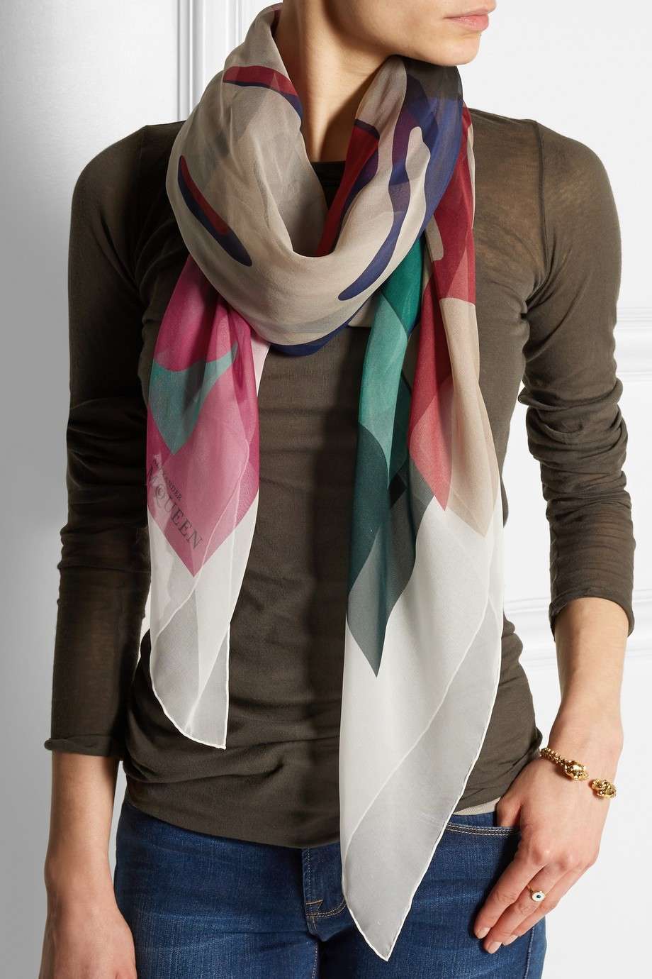 Pashmina stampata