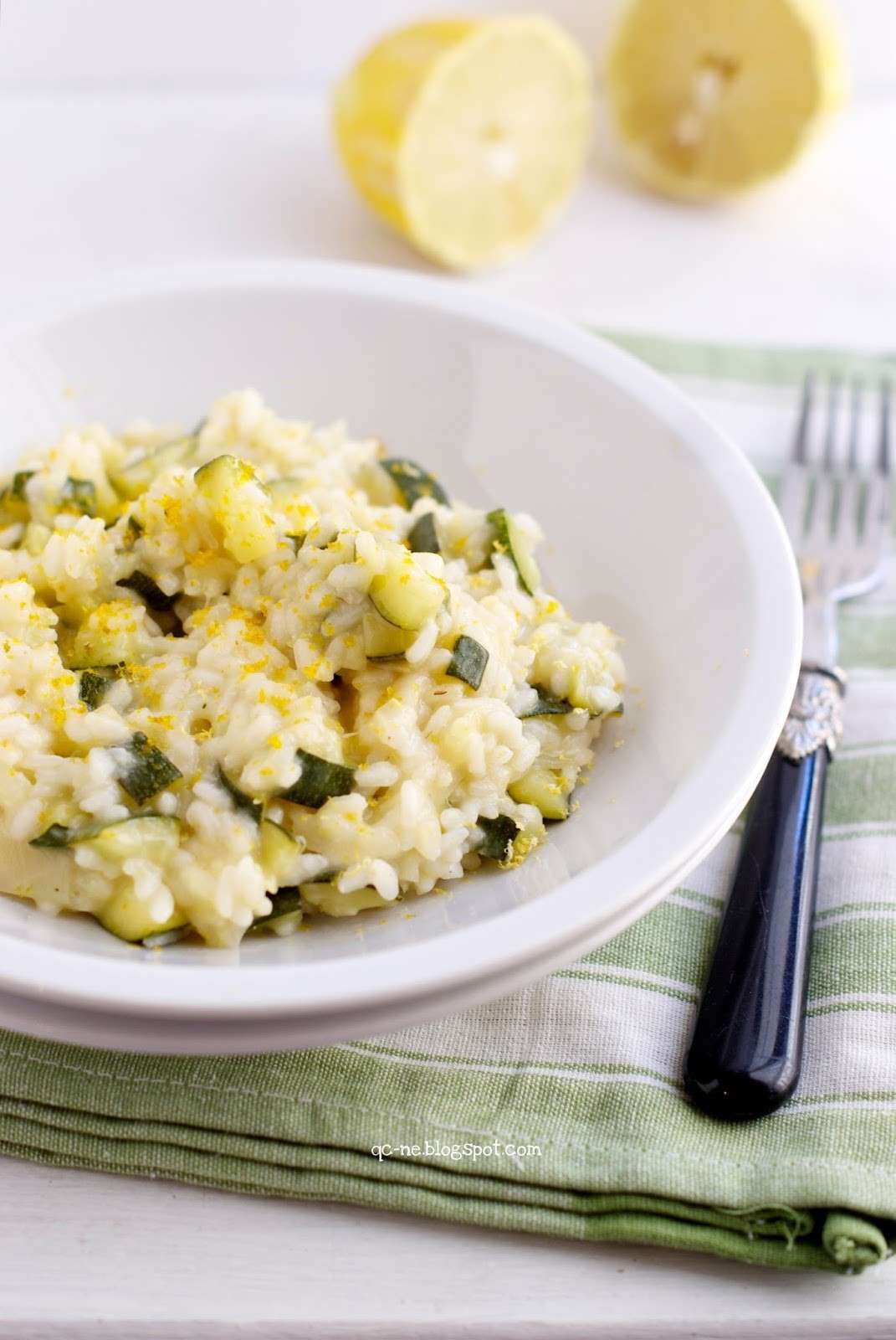 Risotto zucchine e limone