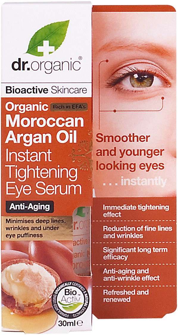 Siero contorno occhi antiage olio di Argan Dr Organic