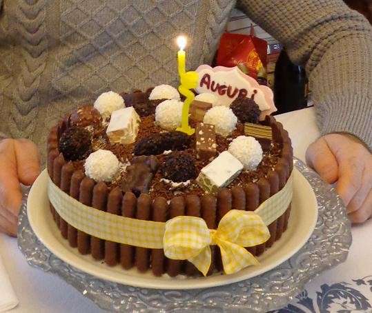 Torta di compleanno con Togo