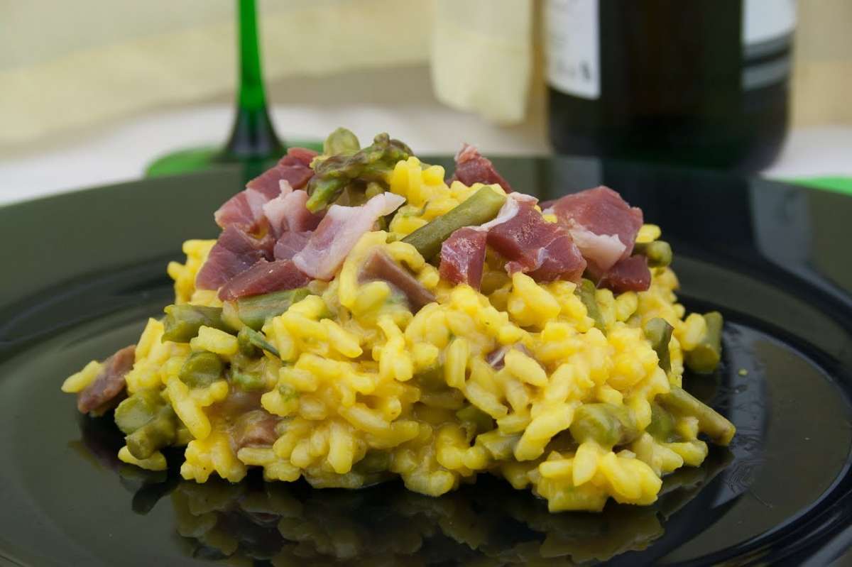 Variante risotto con asparagi