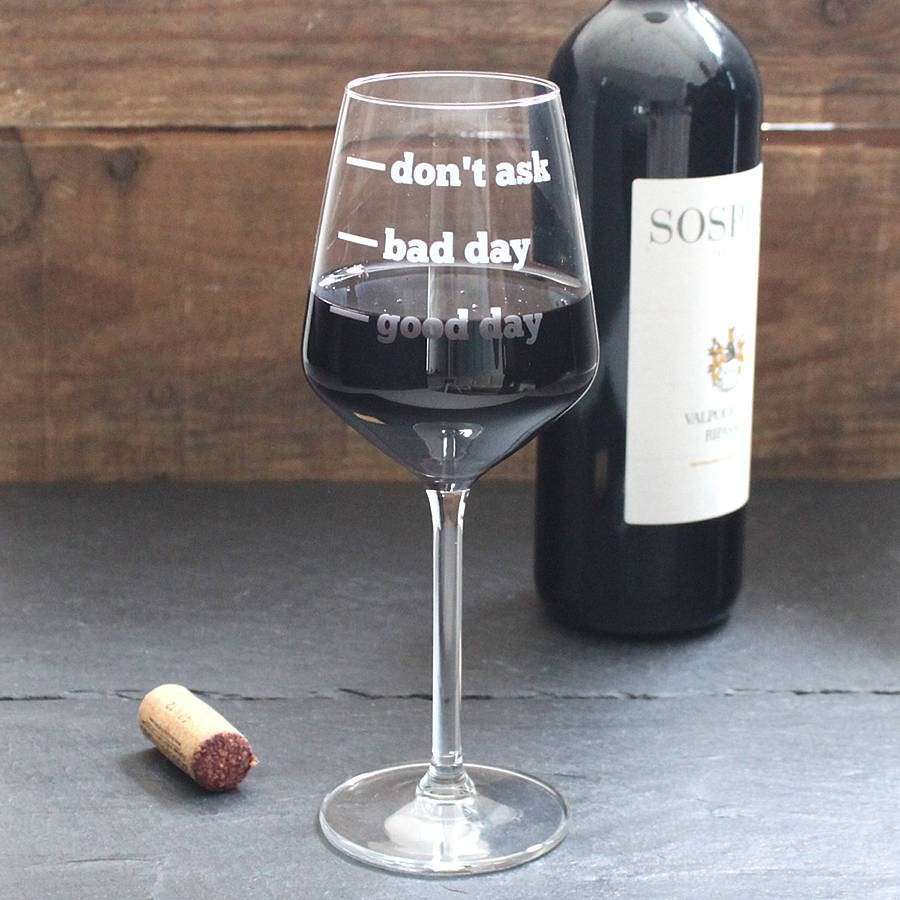 Bicchiere da vino personalizzato