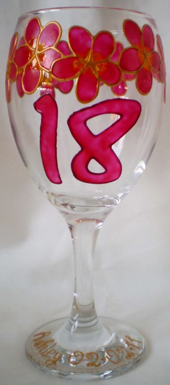 Bicchiere per 18esimo compleanno
