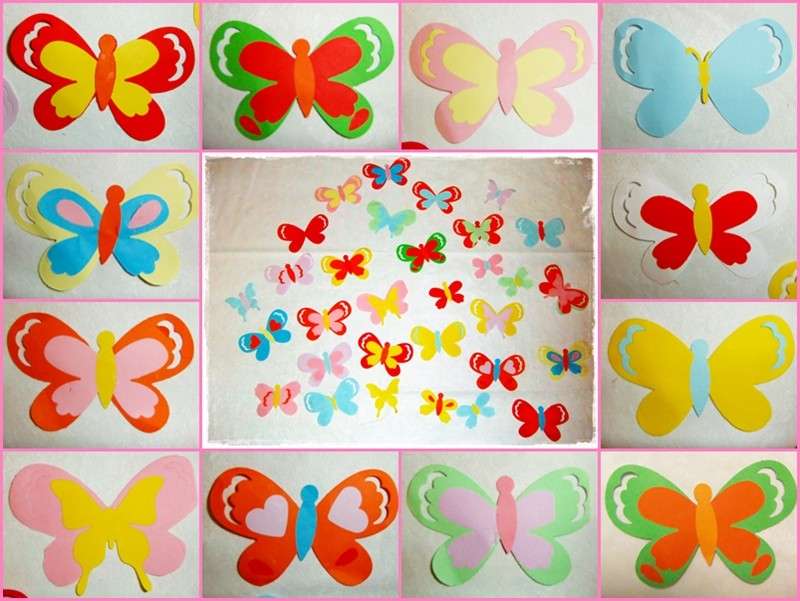 Farfalle colorate