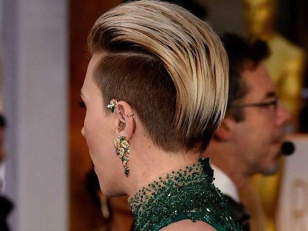 I capelli rasati undercut di Scarlett Johansson