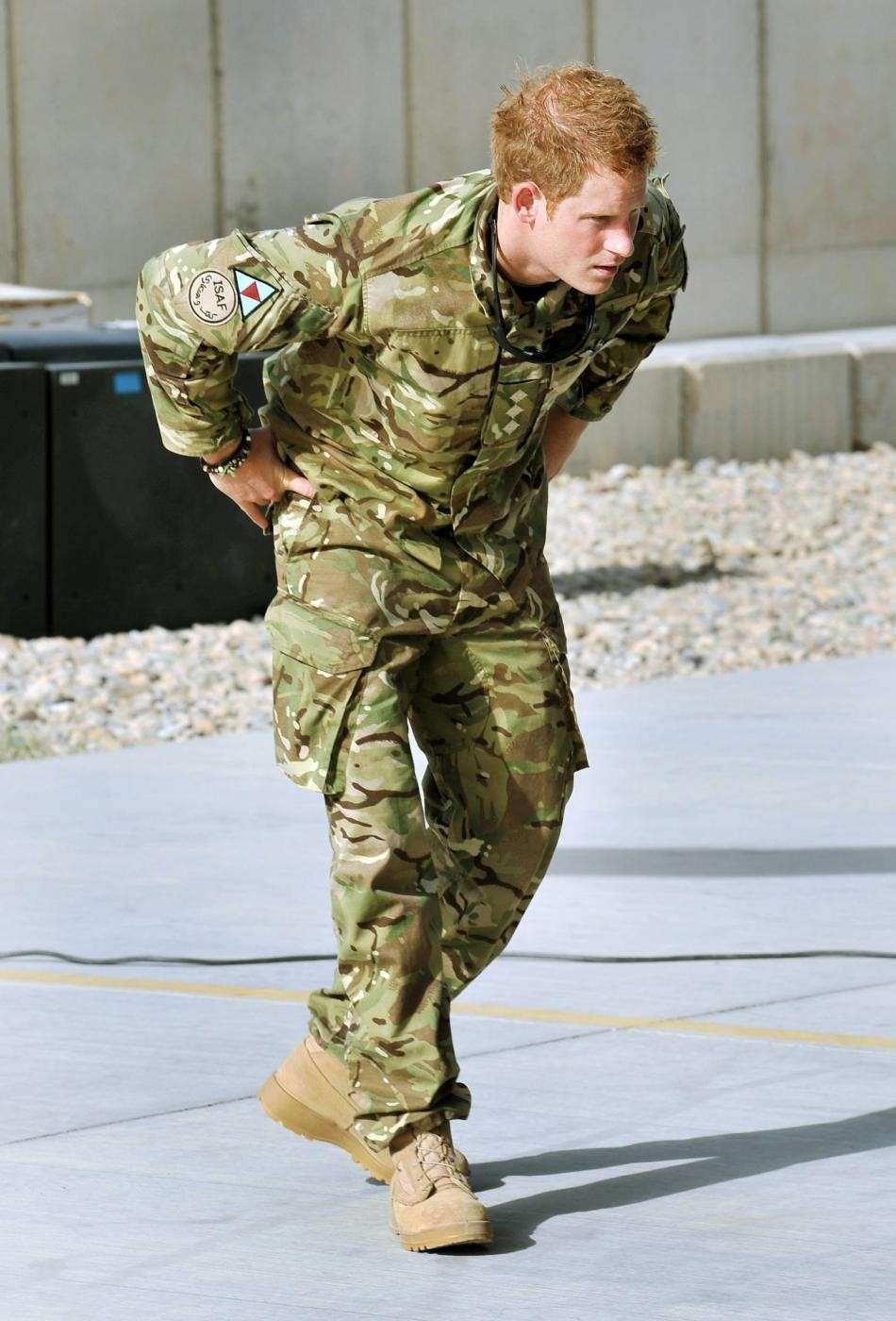 Il secondogenito di Carlo e Diana a Camp Bastion