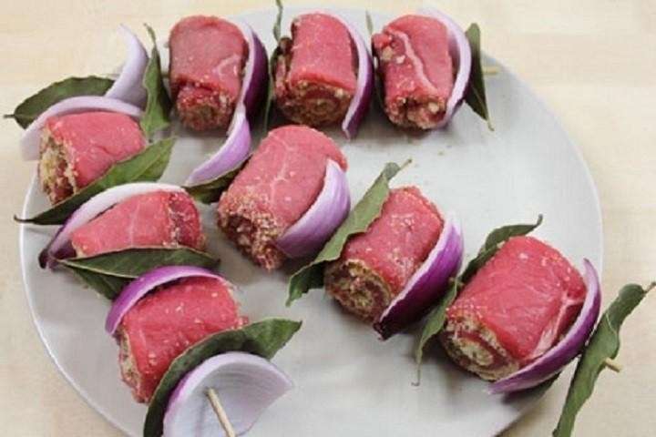 Involtini di carne