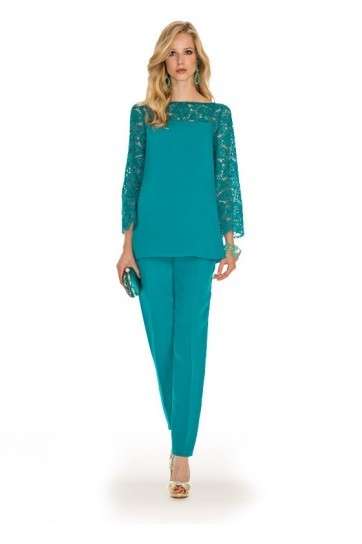 Look azzurro Luisa Spagnoli