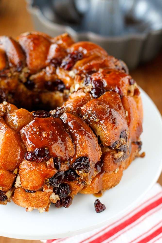 Monkey bread con ciliegie