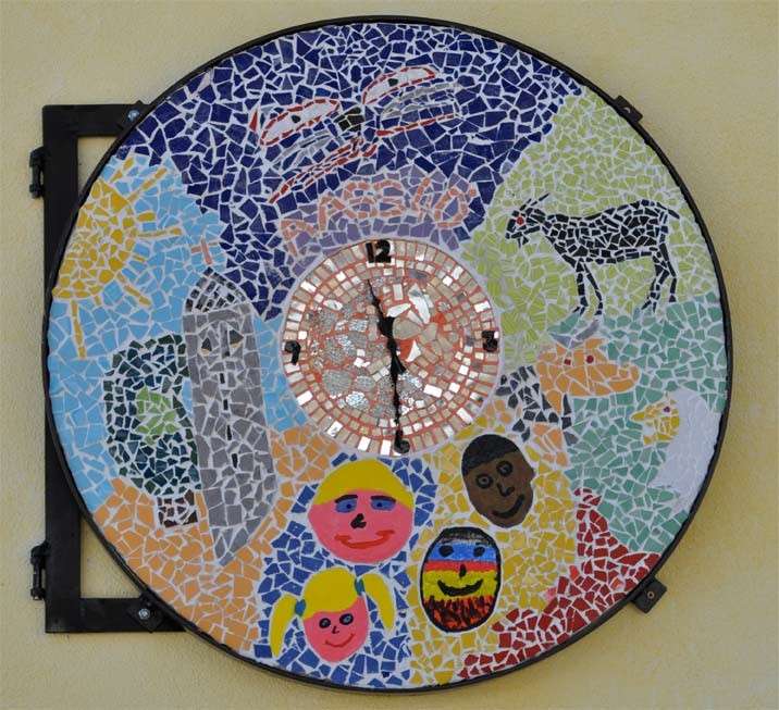 Orologio con il mosaico