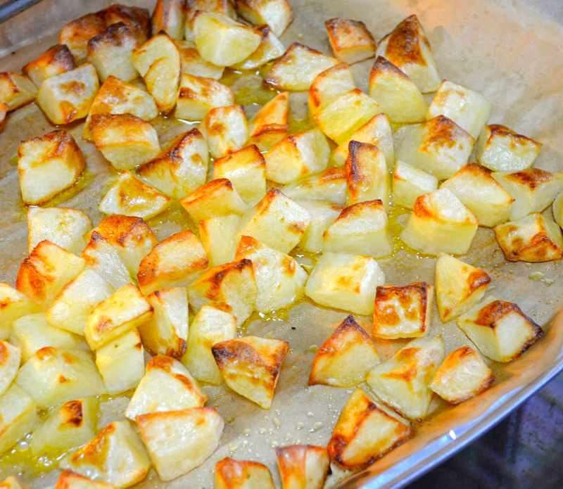 Patatas bravas cotte al forno