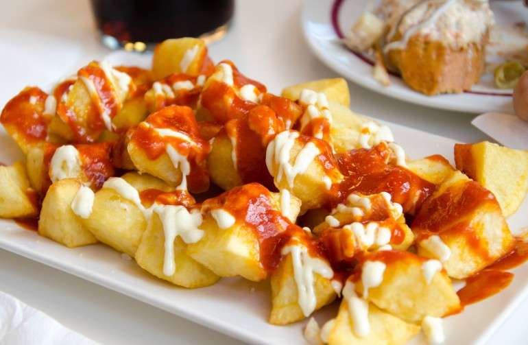 Patatas bravas tapas spagnola