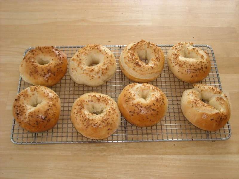 Preparazione bagel