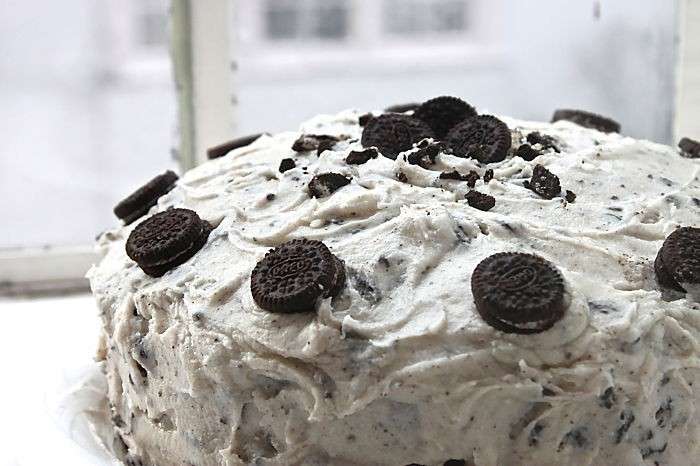 Ricetta torta con biscotti oreo