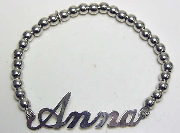 Bracciale con il nome