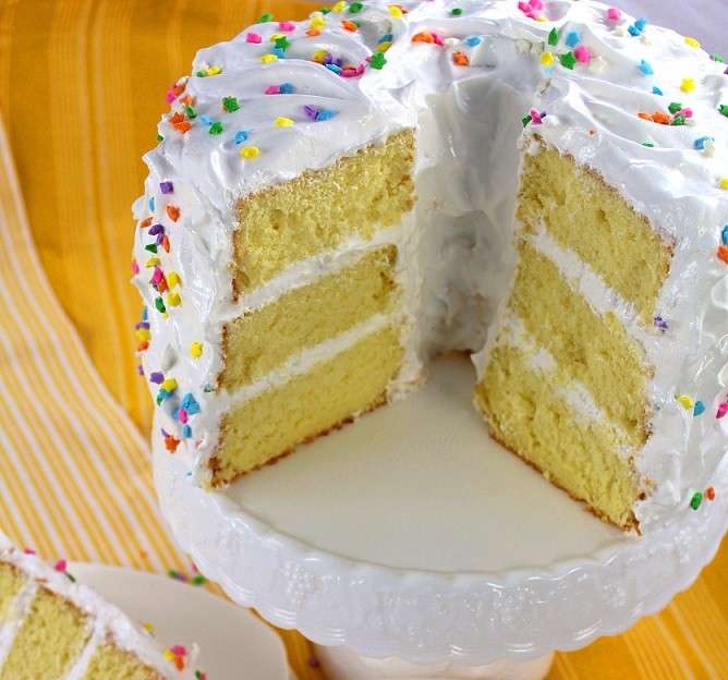 Chiffon cake a strati