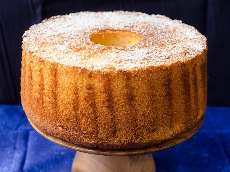 Chiffon cake al limone