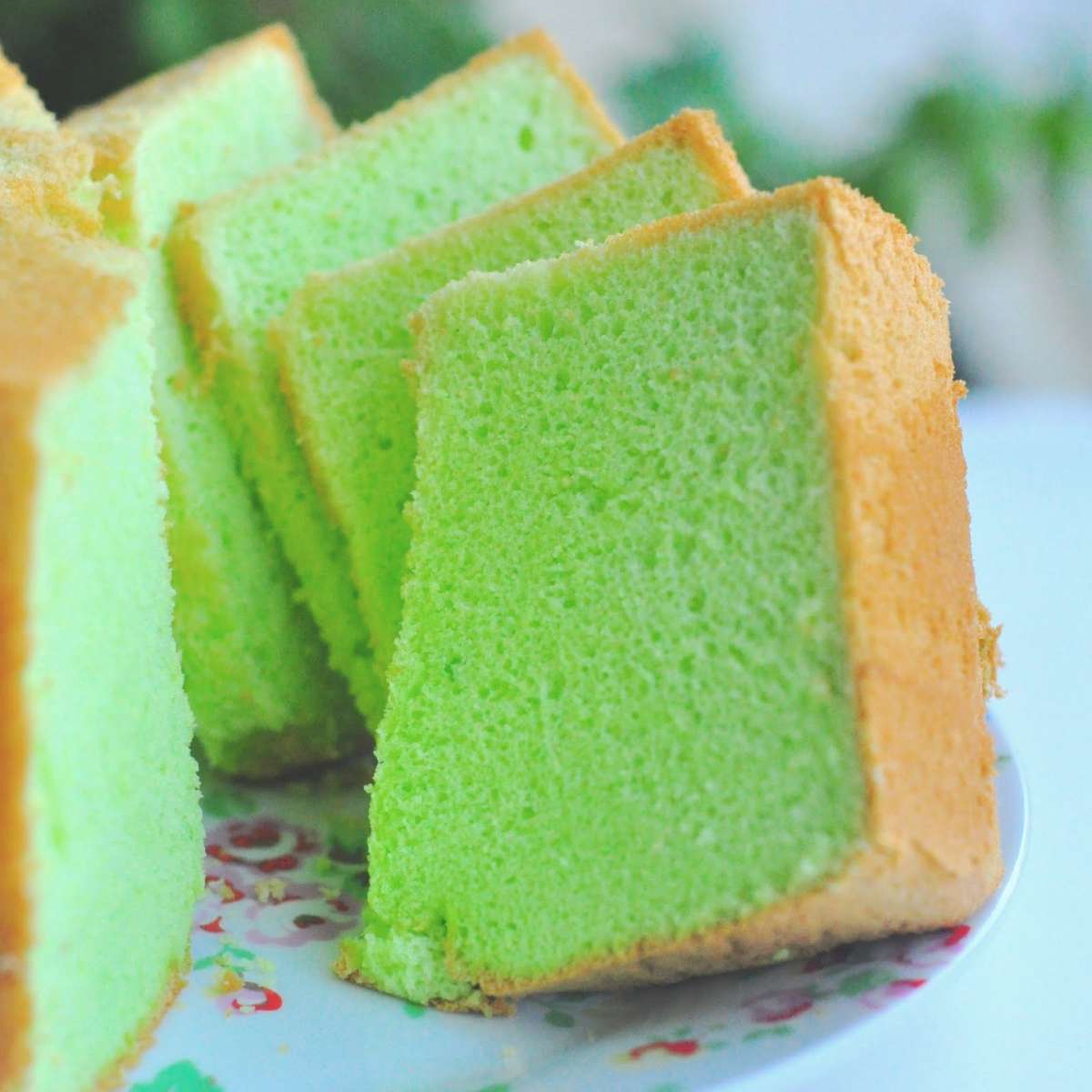 Chiffon cake alla menta