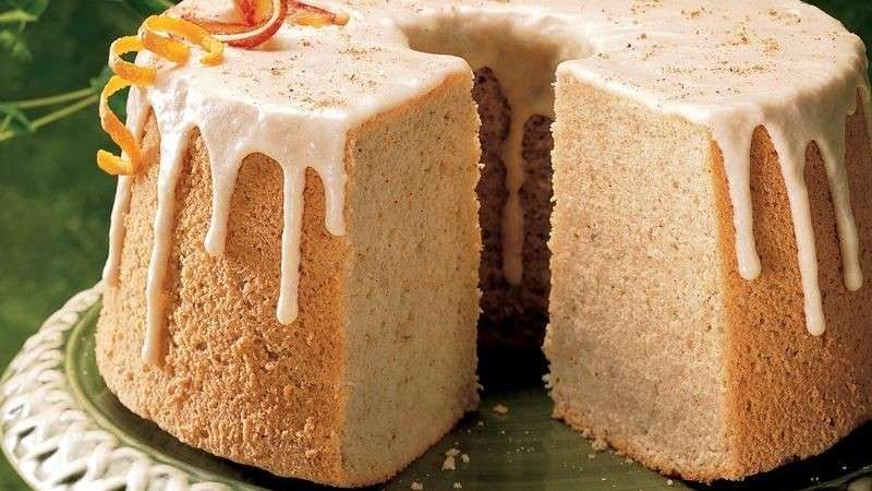 Chiffon cake con glassa