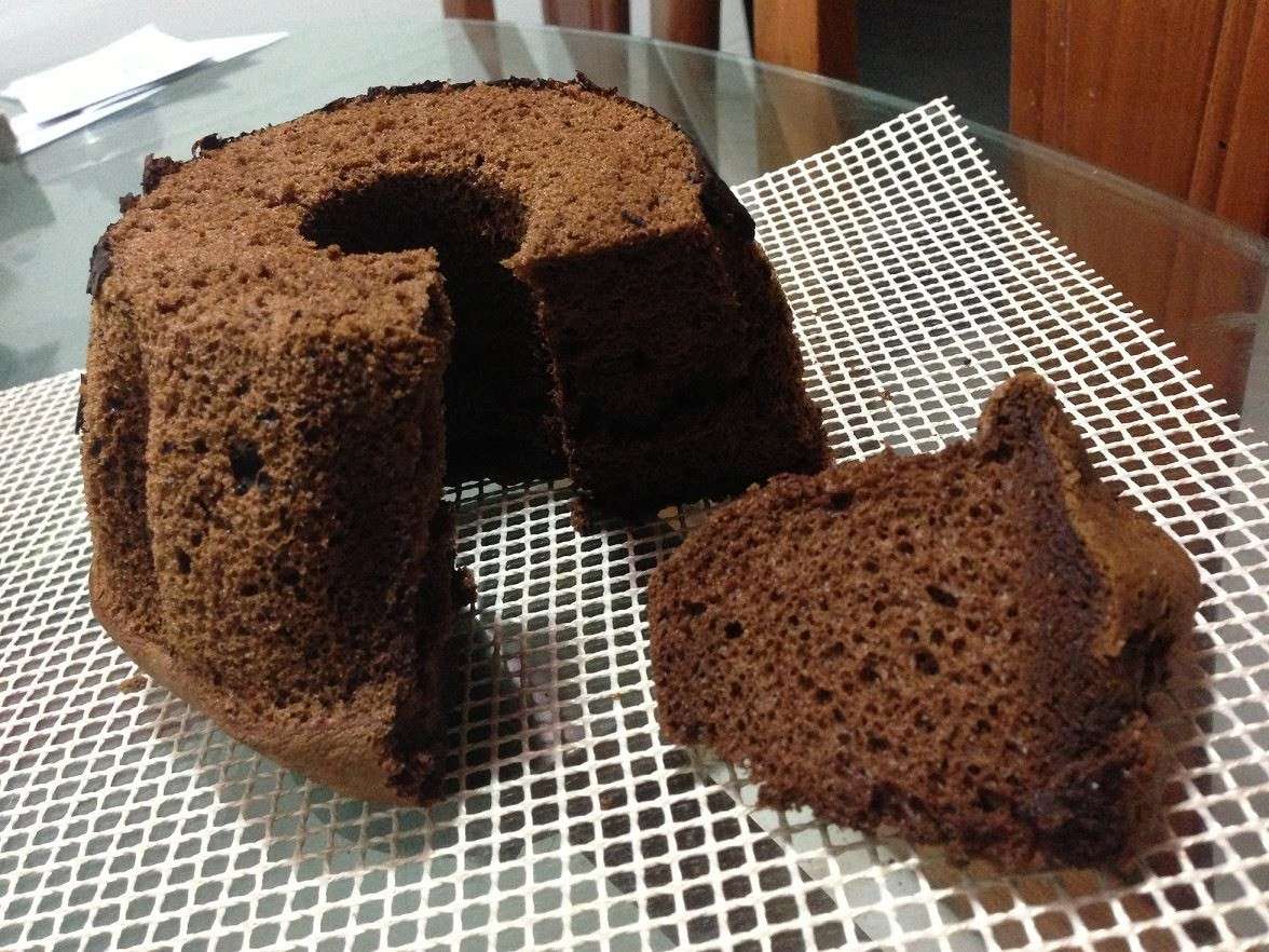 Chiffon cake variante al cioccolato