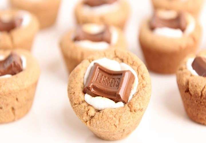 Cookie shot con cioccolatino