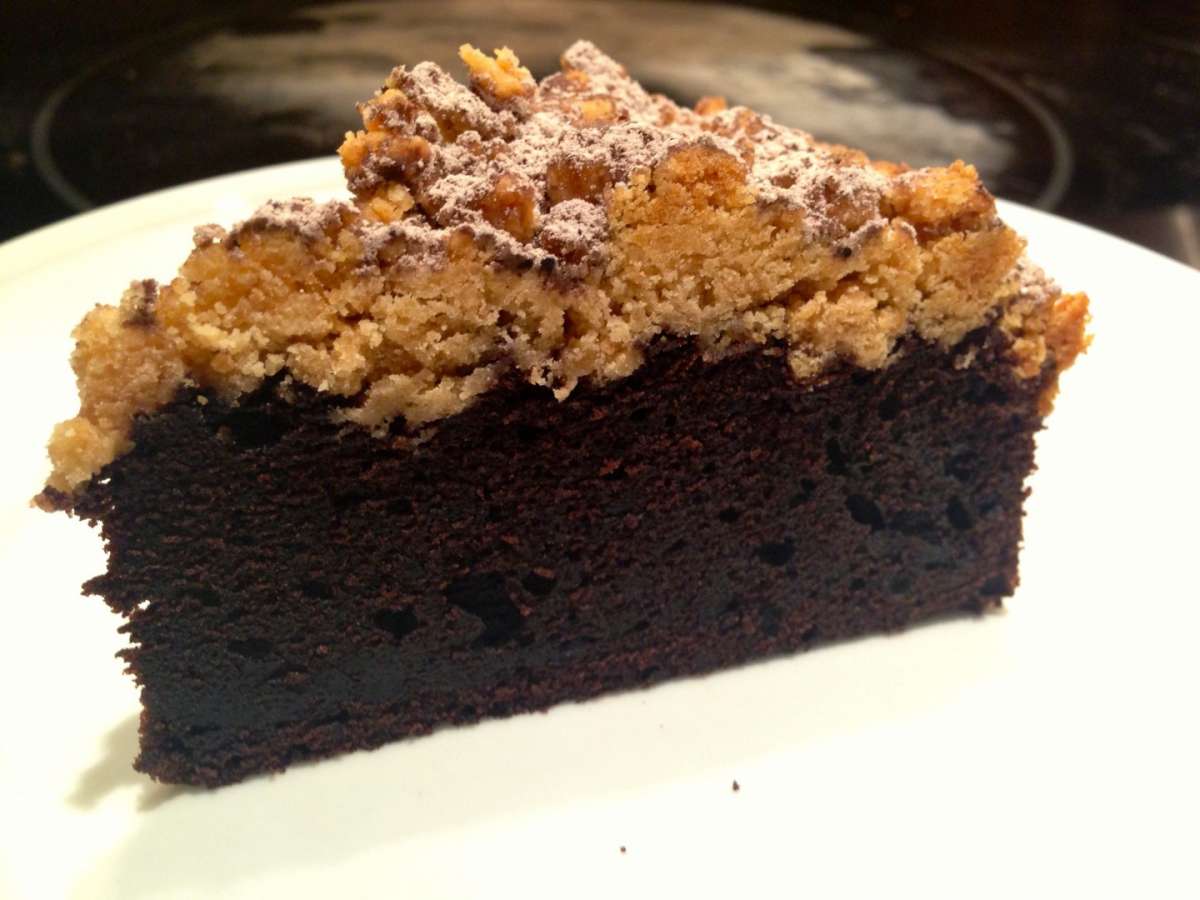 Crumb Cake al cioccolato fondente