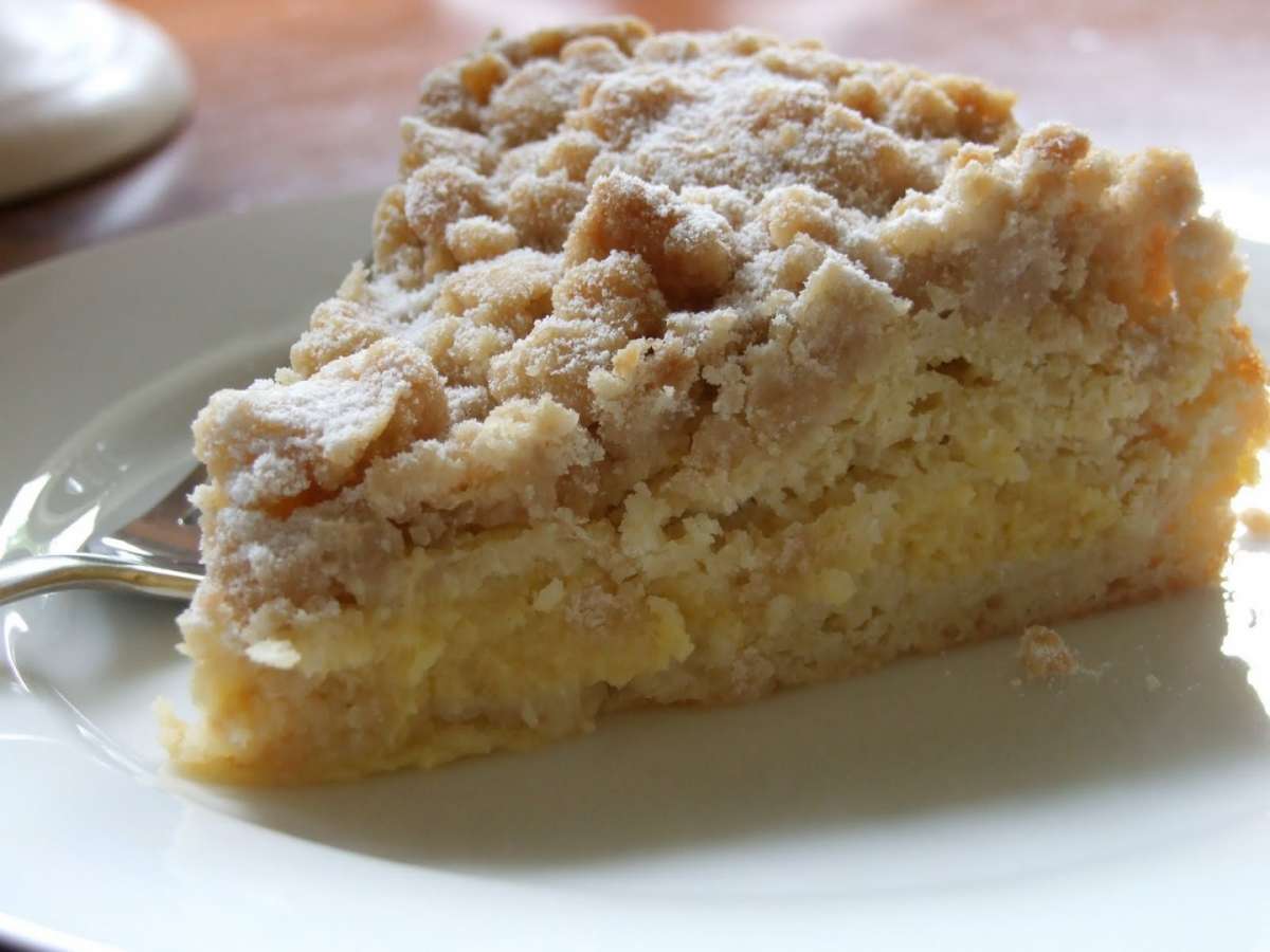 Crumb cake al limone