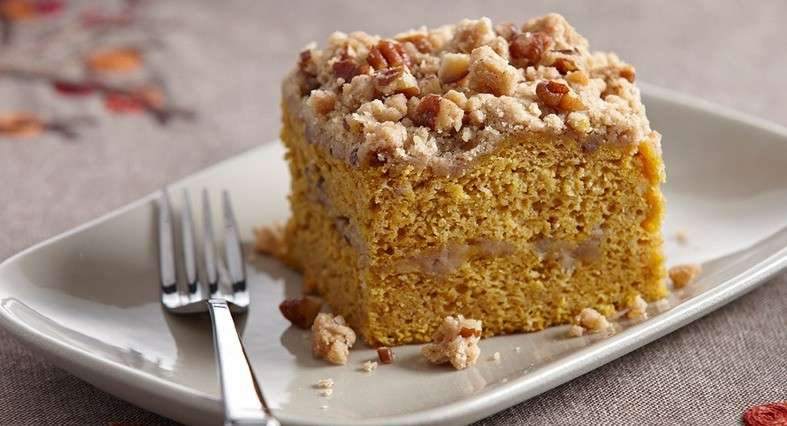 Crumb cake alla zucca