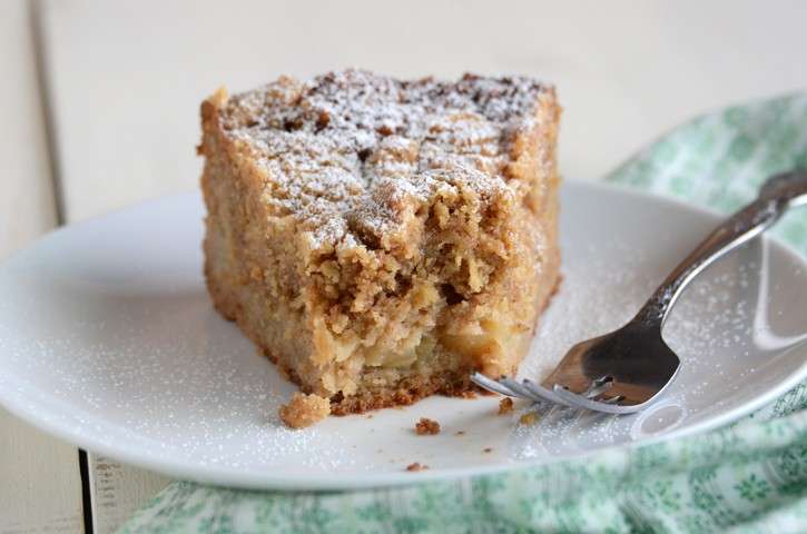 Crumb cake alle pere e mele