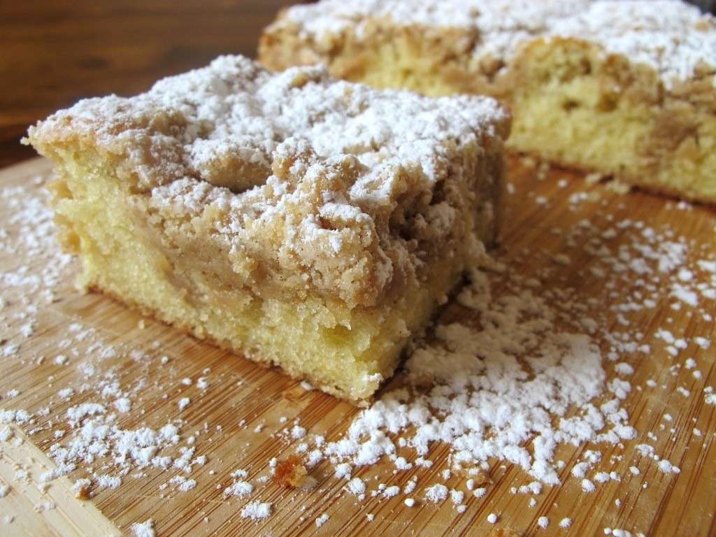 Crumb cake alle pere