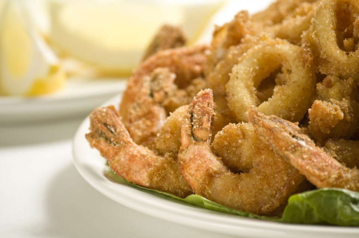 Frittura di calamari e gamberi