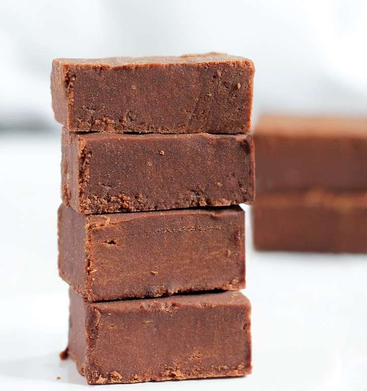 Fudge con cioccolato al latte