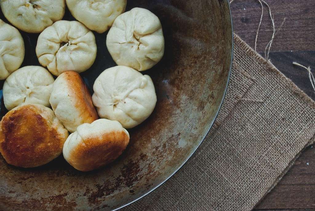 Mantou cotti al wok