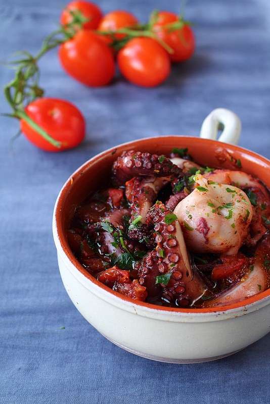 Polpo alla Luciana ricetta napoletana