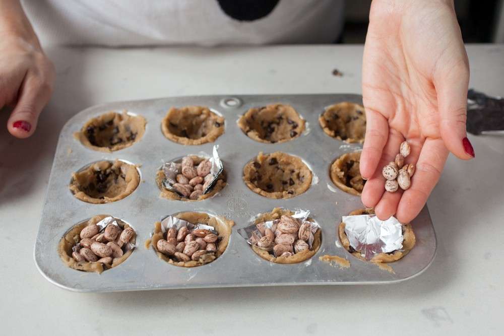 Preparare bicchieri di biscotto