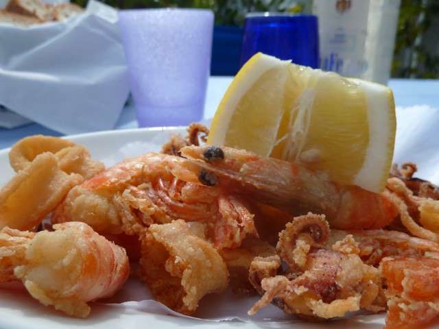 Ricetta frittura di calamari e gamberetti