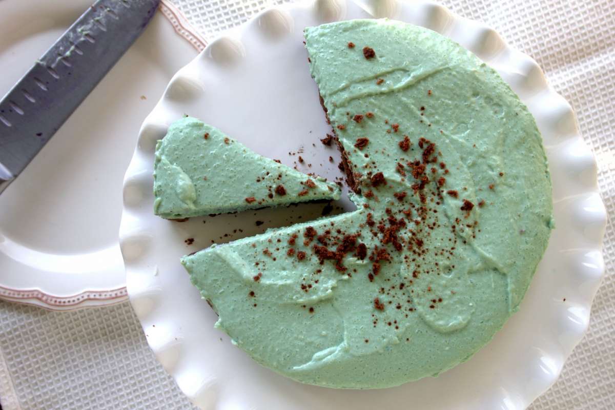 Torta con menta